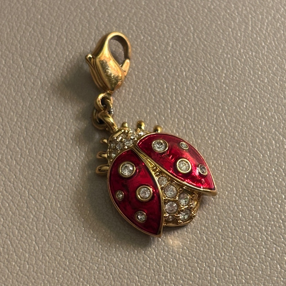 Swarovski Gold Plated Ladybug Charm (discontinued)